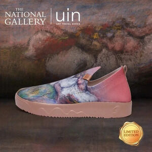 UIN Edgar Degas Ukrainian Dancers Fuerteventura Woman Slip On Sneakers, Size 8.5